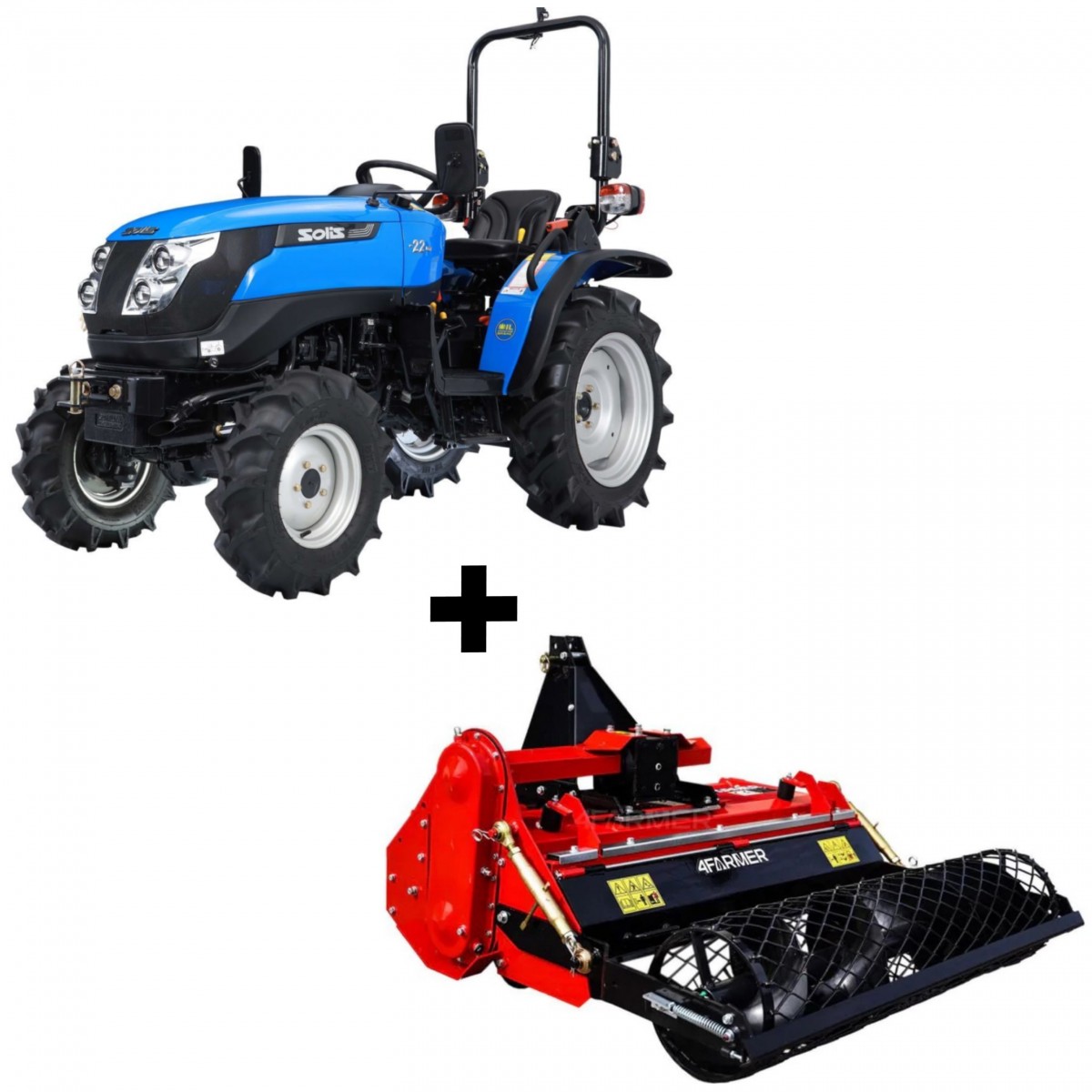 Traktorek Solis 20 + glebogryzarka separacyjna SB-105